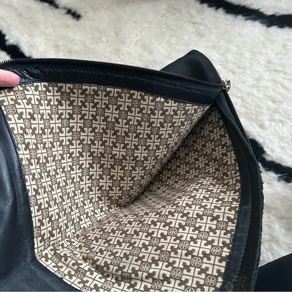 Tory Burch Simone Black Over-the-Knee Riding Boots - Picture 11 of 12